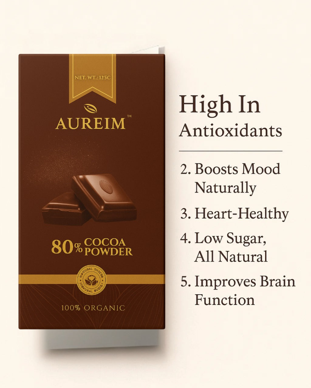 AUREIM Dark Chocolate (Combo pack of 2)